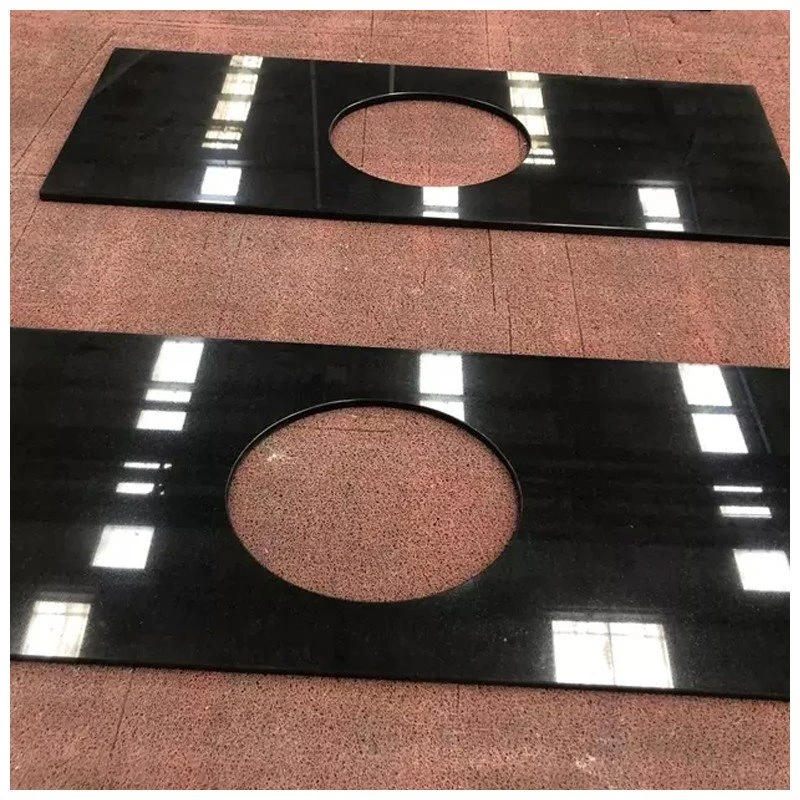 Oval Sink Shanxi Black Granite Countertops Oval Sink Shanxi Black Granite Countertops