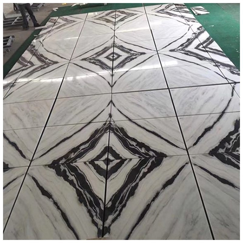 panda marble polished tile