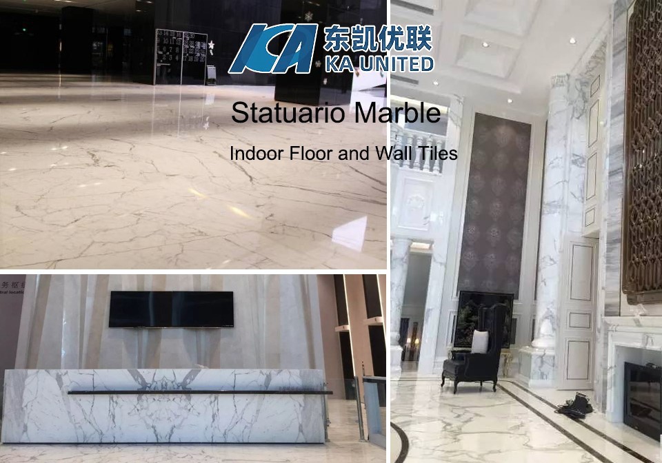 Statuario White Marble Hotel and Mansion Projects