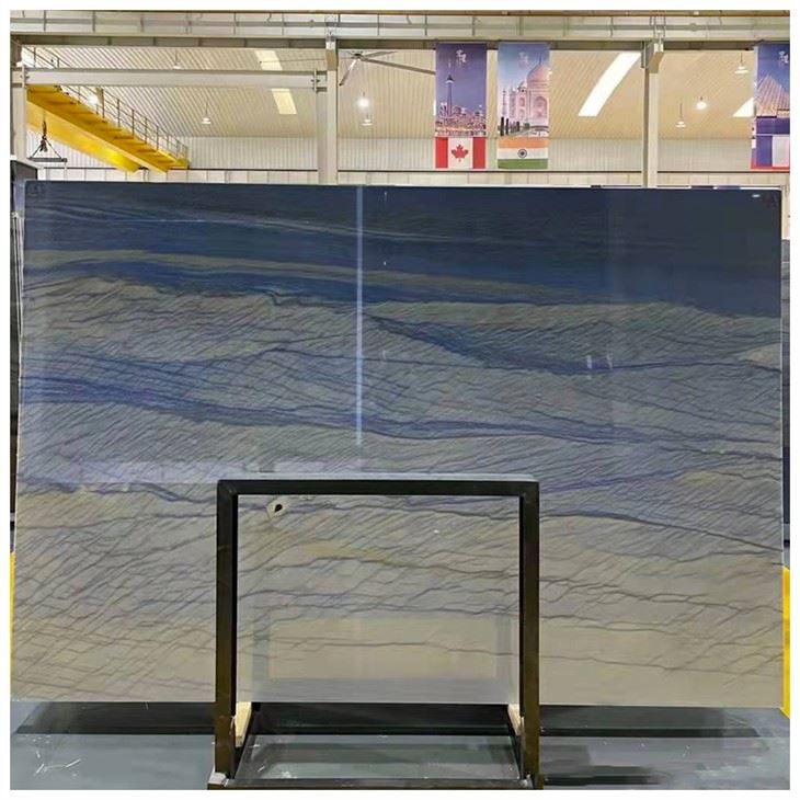 Azul Macaubas Blue Quartzite Slab