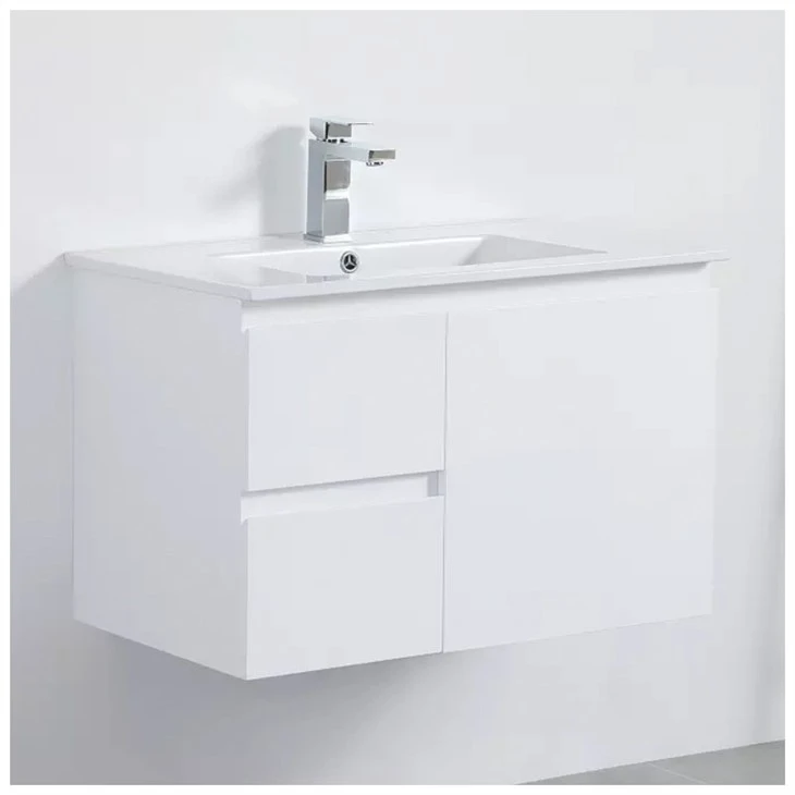 PVC Bathroom Pure White Vanity Units