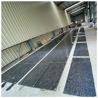 Tuile de granit perle bleue