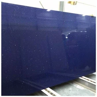 Dalle de quartz bleu