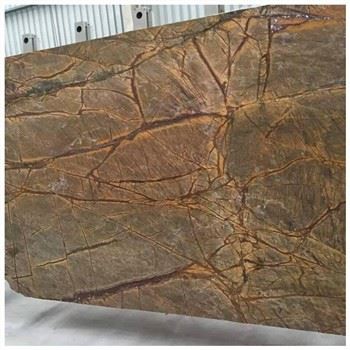 Dalle de marbre marron forêt tropicale