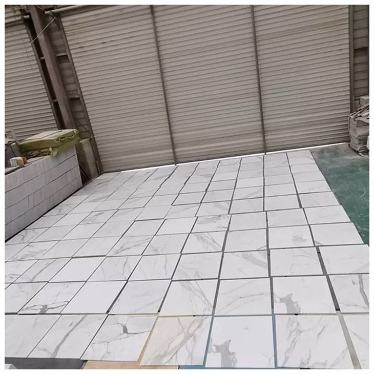 Statuario White Marble Tiles