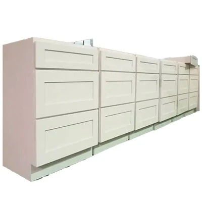 Tiroirs shaker blancs