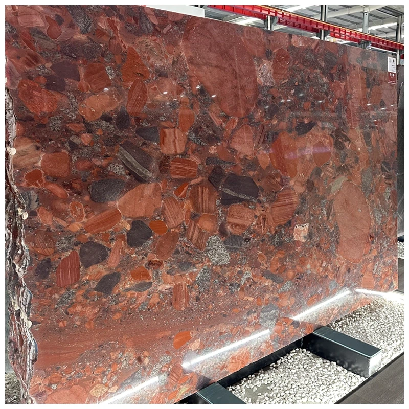 Marinace Red Granite Slab