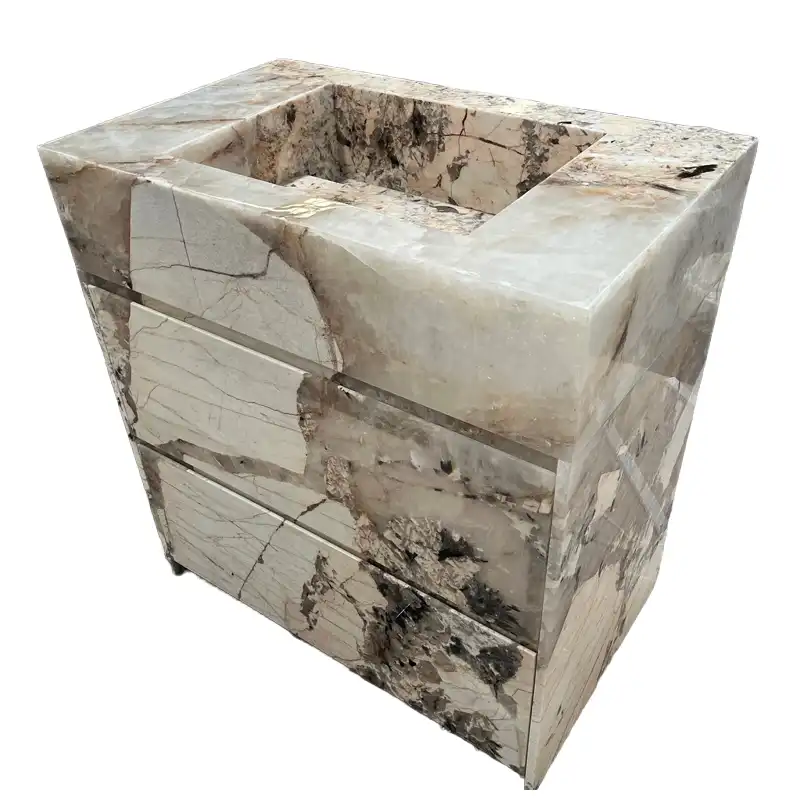 Meuble-lavabo en quartzite Patagonia