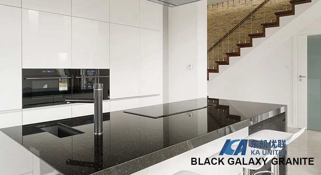 Black Galaxy Granite Kitchen Tops Factory KA UNITED Black Galaxy Granite Kitchen Tops Factory KA UNITED