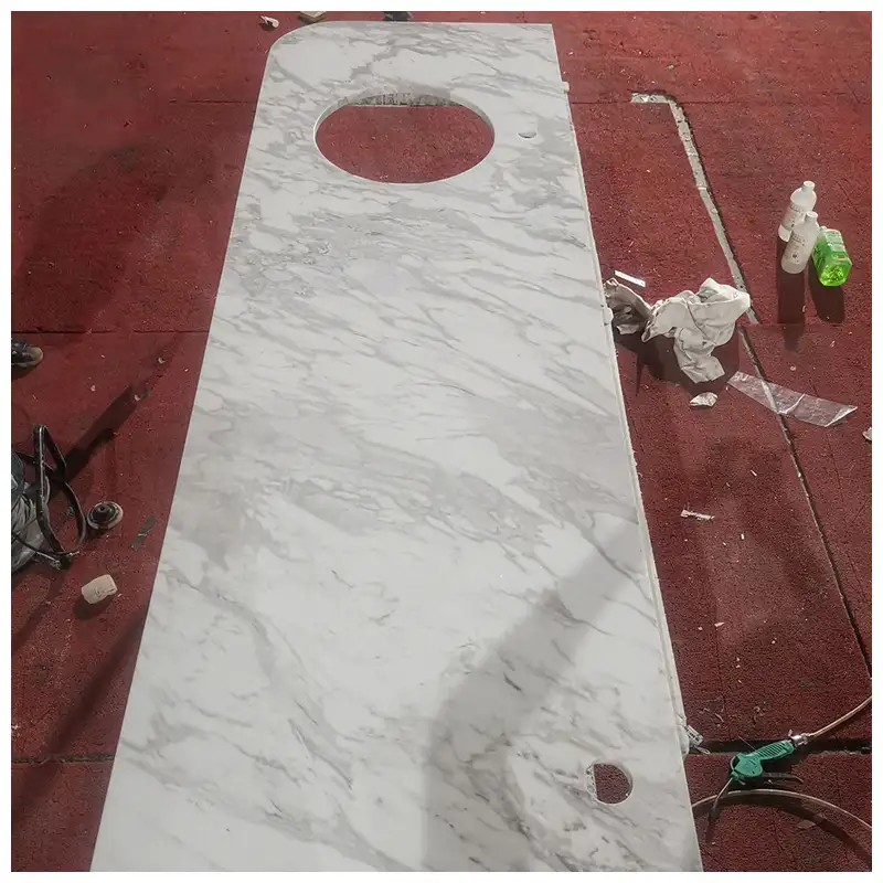Volakas Marble Bathroom Vanity Tops Volakas Marble Bathroom Vanity Tops