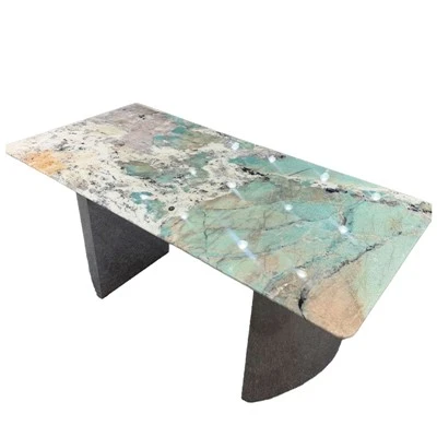 Tableaux de quartzite turquoise amazonite