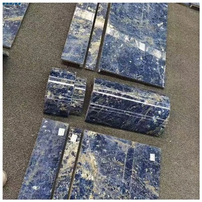 Carreaux de marbre bleu bolivien