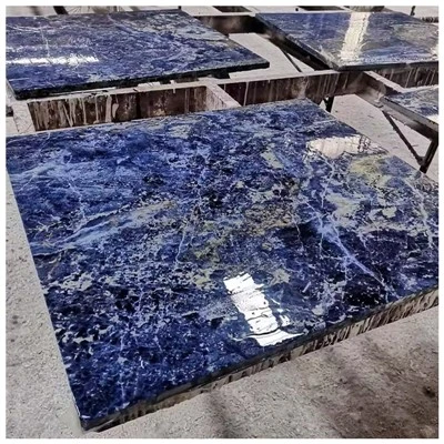 Marbre bleu sodalite bolivien