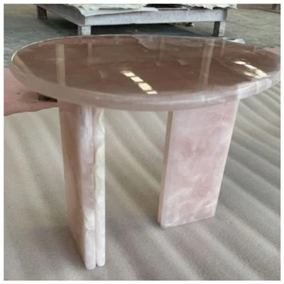 Tables basses Onyx rose