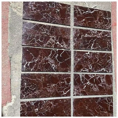 Carreaux de marbre Rosso Levanto